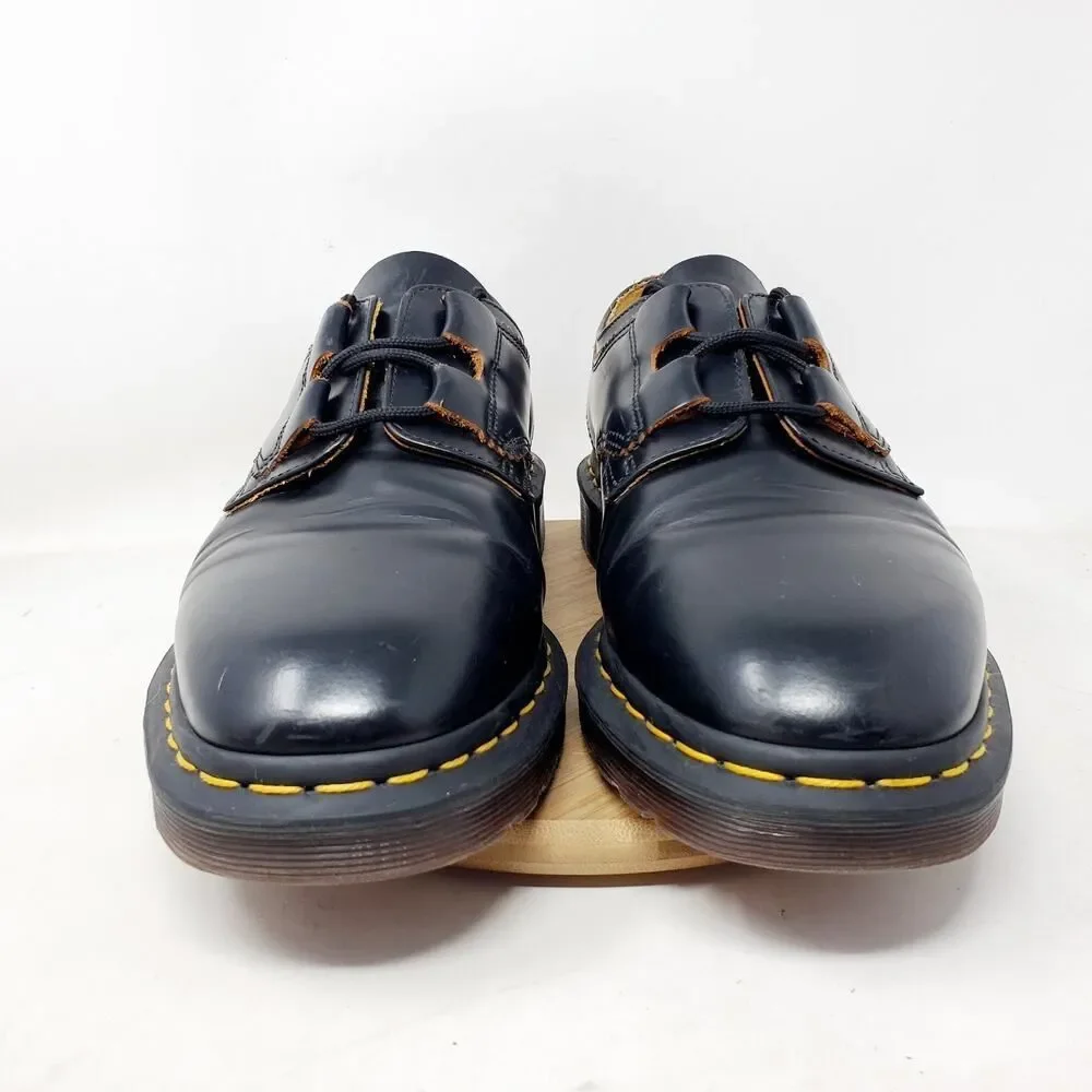 Dr Martens 1461 Ghillie Shoes Mens 10 Black‎ Academia Punk Lace Up Oxford Shoes